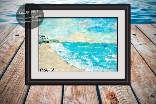 Calm Morning Waves Print - Airbnb Ambassador