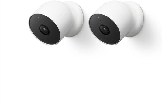 Google Nest Cam Outdoor or Indoor, Battery - 2nd Generation - 2 Pack - Airbnb Ambassador