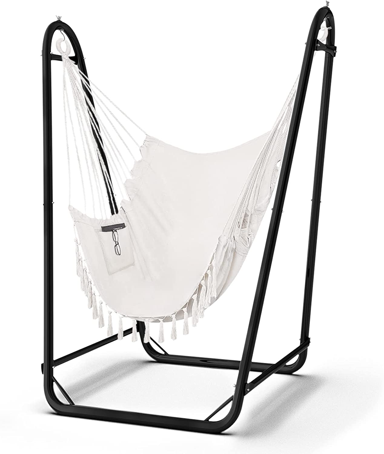 Hammock Chair with Stand,Heavy-Duty Hanging Chair with Stand, for Indoor Outdoor,Sturdy Swing Chair with Stand Max Load 350 pounds… - Airbnb Ambassador