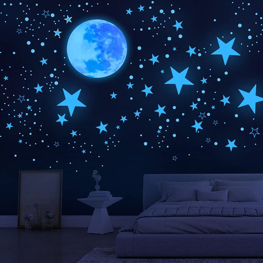 Glow in The Dark Stars for Ceiling,1078 Pcs,Star Decorations for Bedroom,Kids Boys Girls Room Decor,Cool Things for Your Room,Wall Stickers for Bedroom,Play Room,Living Room,Wall Decorations,Baby Room Decor,Best Birthday Gift - Airbnb Ambassador