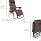 Best Choice Products Set of 2 Adjustable Steel Mesh Zero Gravity Lounge Chair Recliners w/Pillows and Cup Holder Trays, Brown - Airbnb Ambassador