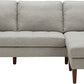 Light Gray Sectional Sofa Couch-Amazon.com: Amazon Brand – Rivet Aiden Mid-Century Modern Reversible Sectional Sofa (86") - Light Gray : Home & Kitchen