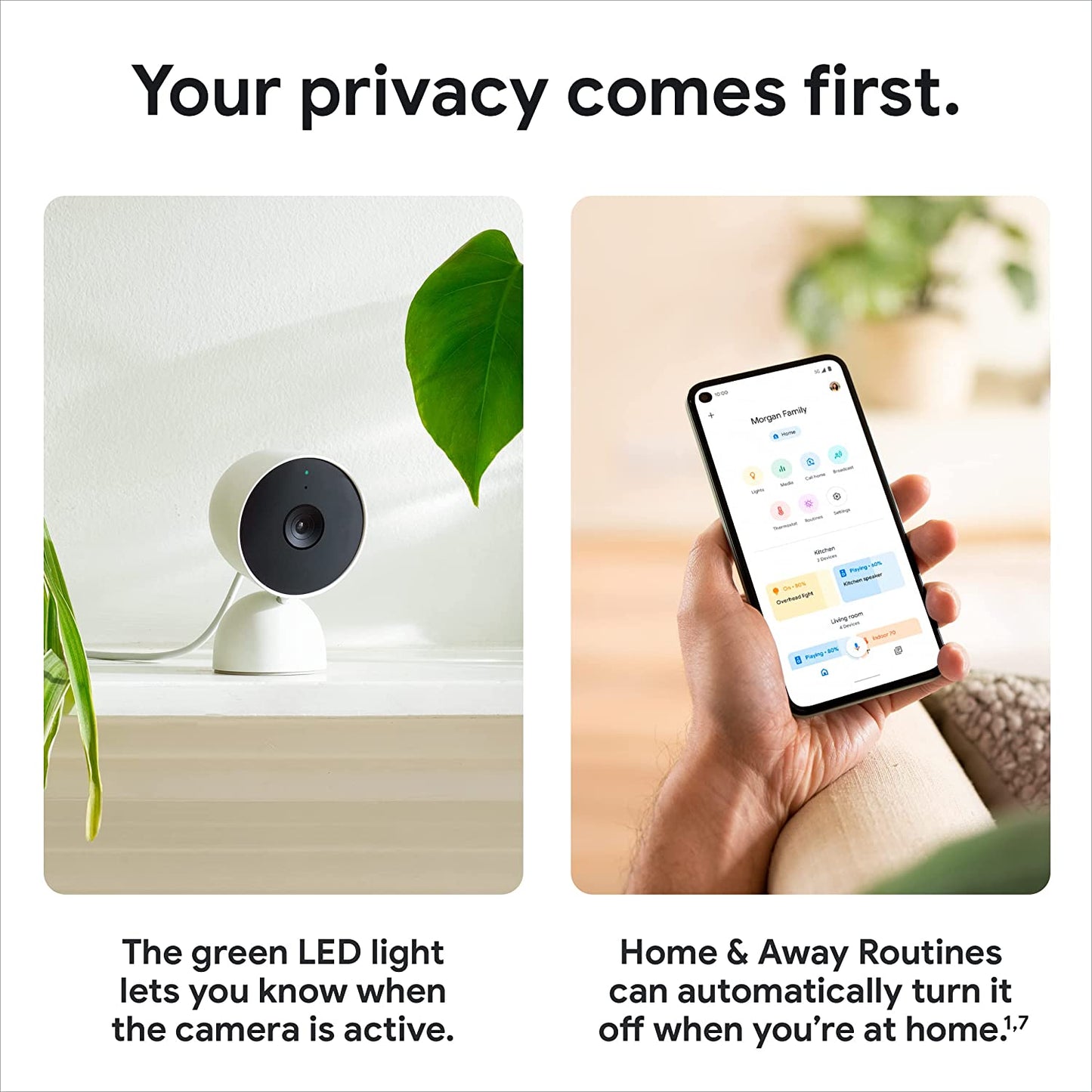 Google Nest Security Cam (Wired) - 2nd Generation - Snow - Airbnb Ambassador